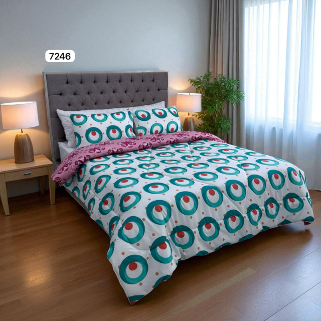 Edredón cubrelecho doble faz cama doble